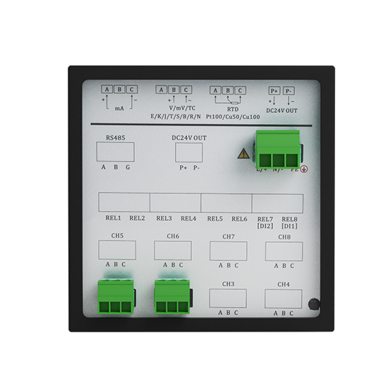 J9直营集团R1200 1-12路 液晶智能 打印有纸记录仪 电流/电压/温度/压力